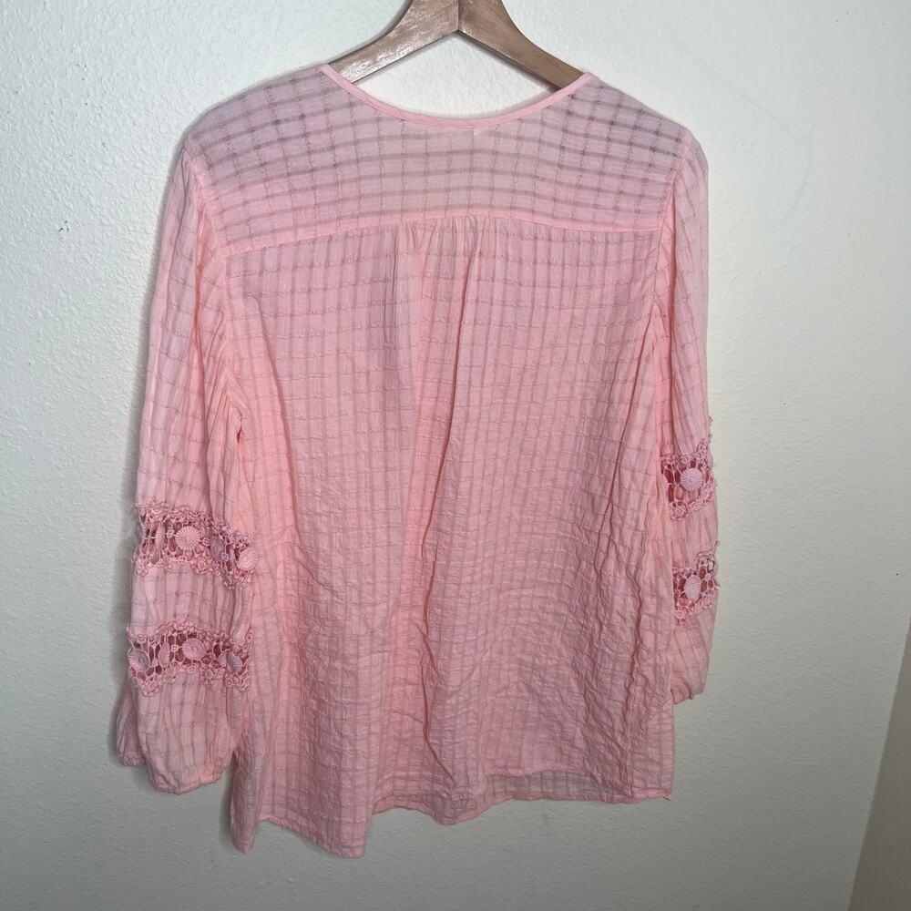 Krazy Kat Pink Embroidered Tunic Medium - Picture 5 of 8
